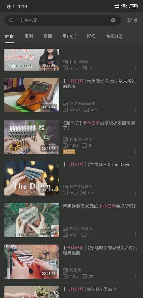 拇指琴视频,跟随视频领略指尖上的音乐魅力