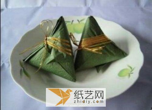 折纸粽子视频,跟随折纸视频学做传统美味